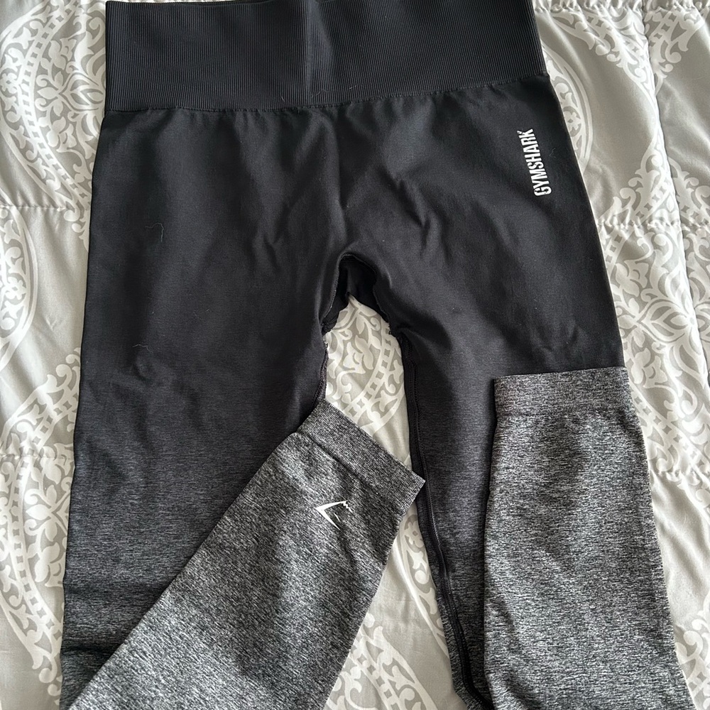 Gymshark Charcoal and Black Leggings